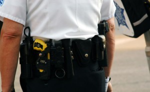 Police Taser Gun Belt