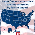 I vote Democrat