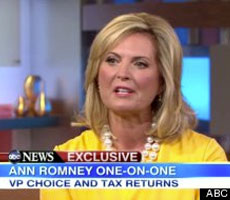 Ann Romney refers to “you people” on ABC News