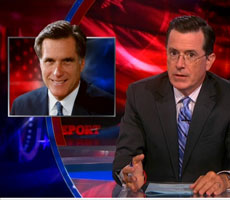 Colbert: Romney Insults Working Class Americans In Front Of Wealthy Donors