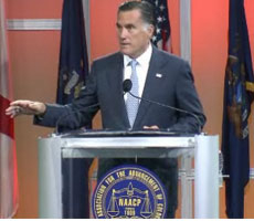 Romney gets Booed by the NAACP