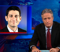 Jon Stewart Rips Media Coverage of the Paul Ryan Nomination