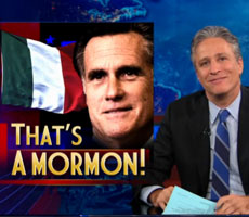 Jon Stewart on Romney’s Italian Scandal