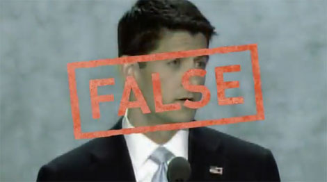 “Paul Ryan is long on style, shorter on facts.”