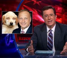 Colbert Mocks Steve King’s Dogfighting Defense