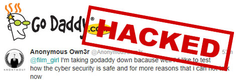 Member of Anonymous hacks GoDaddy – millions of websites down