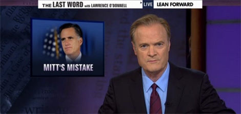 Lawrence O´Donnell on Romney´s Libya mistake and “Cowboy Diplomacy”
