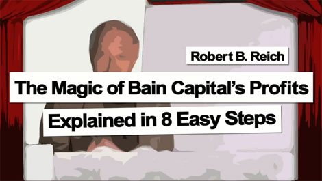 Robert Reich explains the magic of private equity in 8 easy steps