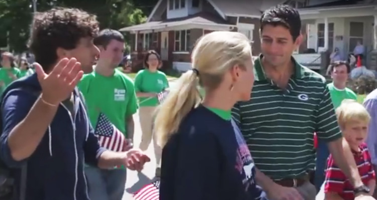 Paul Ryan Confronted By Angry Protesters At Labor Day Parade – Video