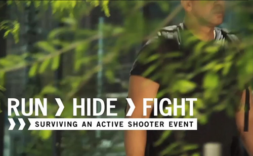 RUN. HIDE. FIGHT. Surviving an Active Shooter Event (VIDEO)