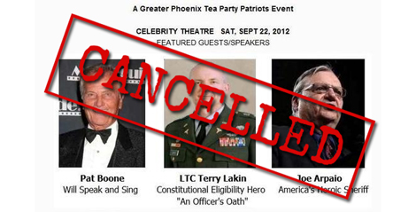 Phoenix Tea Party Patriots’ BirtherFest cancelled due to lack of interest