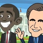 Barack to the Future - Political Parody Cartoon