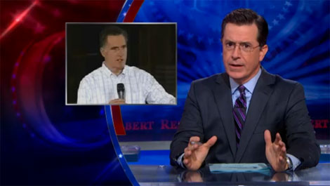 Colbert presents: Romney’s first day in office