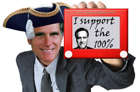 Romney – the 47% and an Etch-a-Sketch
