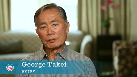 George Takei recalls his time in WWII prison camp in new Obama ad