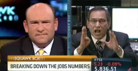 CNBC reporters get into yelling match about jobs number