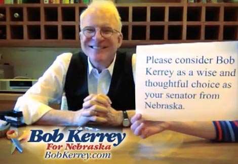 Steve Martin Endorses Nebraska Senate Candidate In Wacky Video