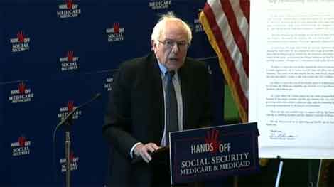 Hands off Social Security, Medicare and Medicaid