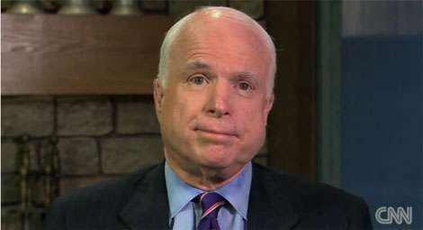 McCain whines after being asked uncomfortable question