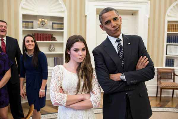 McKayla Maroney & President Obama ‘Not Impressed’