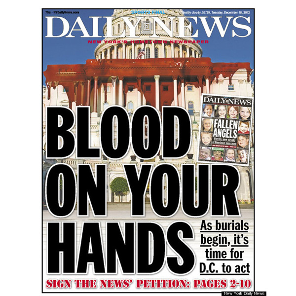 The Daily News Calls Out Congress Over Gun Laws