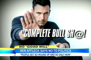 Ben Affleck Addresses Rumors of Potential Political Future