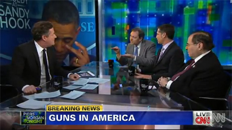 CNN: Heated Debate on Gun Control After Mass Shooting