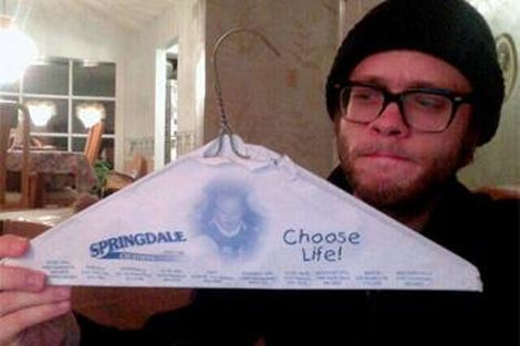No More Choose Life WIRE HANGERS