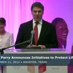 Gov. Perry vows to use every single day of Texas legislature fighting abortion