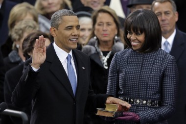Obama Taking Oath