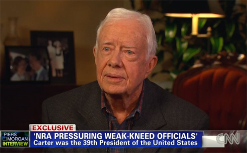 Jimmy Carter: ‘NRA pressuring weak-kneed officials’ (VIDEO)