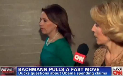 Caught In Lies – Michele Bachmann Tries To Flee CNN Reporter (VIDEO)