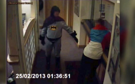 Batman Turns Suspect Over To Police (VIDEO)