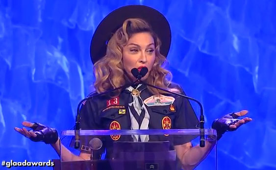 Madonna Attacks Boy Scouts, Putin And More (VIDEO)