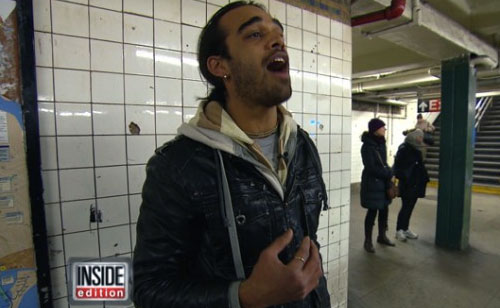 American Idol’s Sanjaya Singing For Money on Subway (VIDEO)