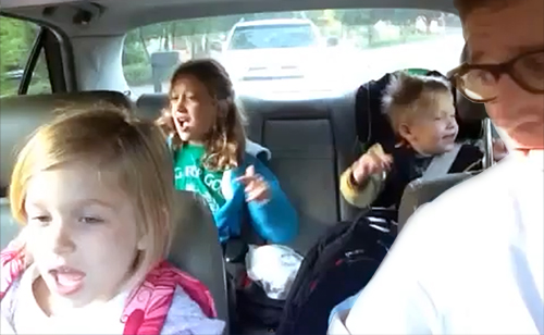 Bohemian Rhapsody Sing-Along on the Way to School (VIDEO)