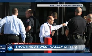 Shootout at Utah Police Station