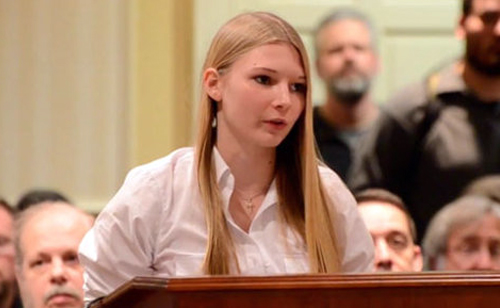Teen Girl Claims New Gun Laws Could Deprive Her of College Education (VIDEOS)