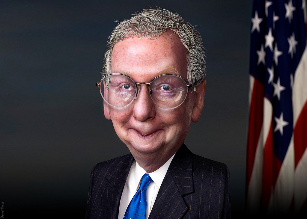Mitch McConnell – Caricature