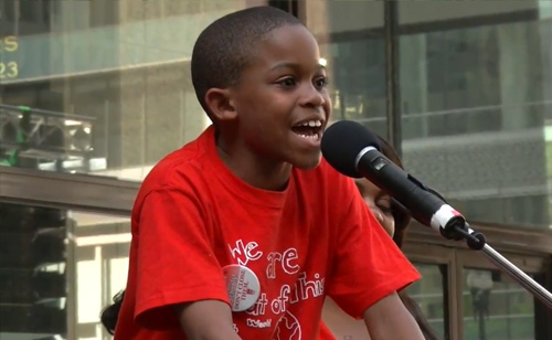9-Year Old Stands Up To Rahm Emanuel About School Closings (VIDEO)