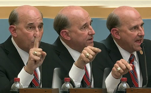 Tea Party Favorite Louie Gohmert Loses It While Questioning Holder (VIDEO)