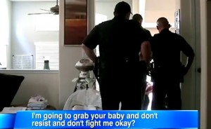 Police take baby