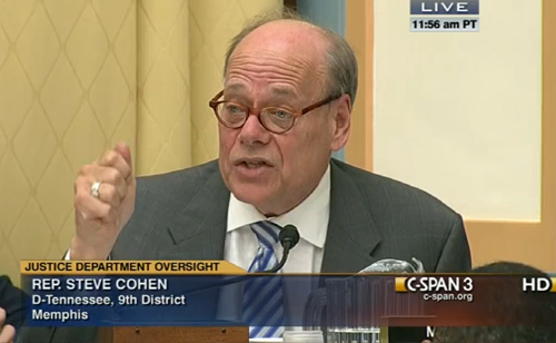 Rep. Cohen Tears Into AG Holder On Marijuana  (VIDEO)