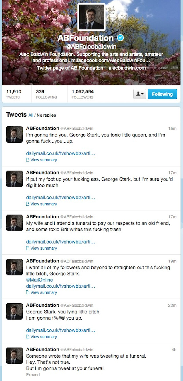 Alec Baldwin Tweets