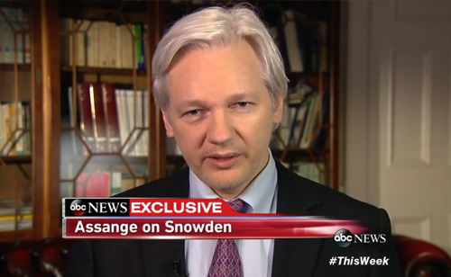 ‘This Week’ Exclusive: Julian Assange On Edward Snowden (VIDEO)