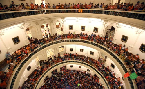 Wendy Davis Filibuster Derails Texas Abortion Law - Crowd Goes Insane 