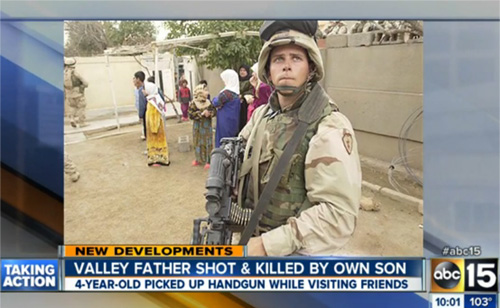 Four-Year-Old Accidently Shoots and Kills Father, an Iraq Veteran and Former Green Beret (VIDEO)