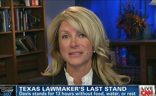 Wendy Davis Confirms Time Change on Texas Vote Count Deliberate