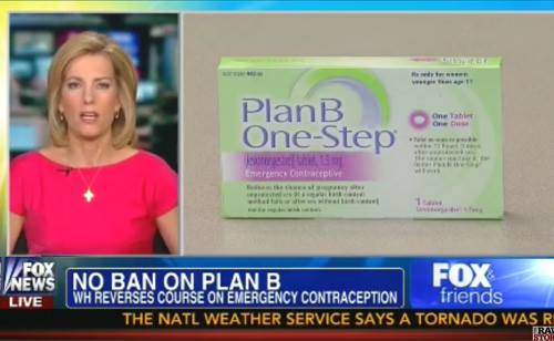 Laura Ingraham Calls Plan B “A Good Deal For Pedophiles And Statutory Rapists” (VIDEO)