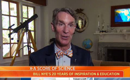 Bill Nye Marks His Show’s 20th Anniversary (VIDEO)